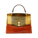 Ophelia - bolso de bandolera de piel de cocodrilo