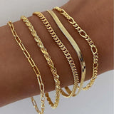 Marisa - conjunto de cinco pulseras