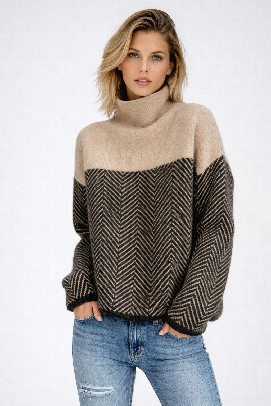 Málaga - Jersey oversize de punto premium