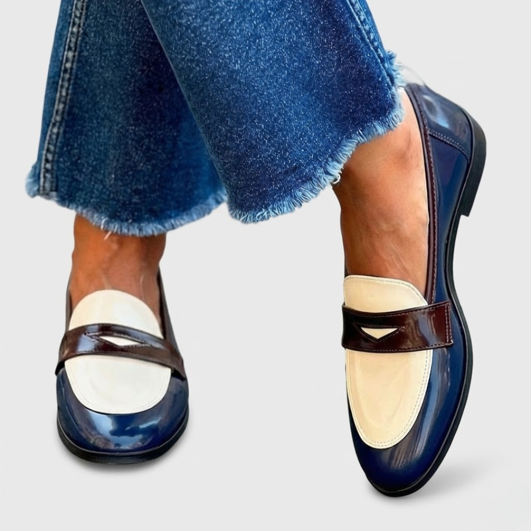 Bianca - mocasines de estilo retro
