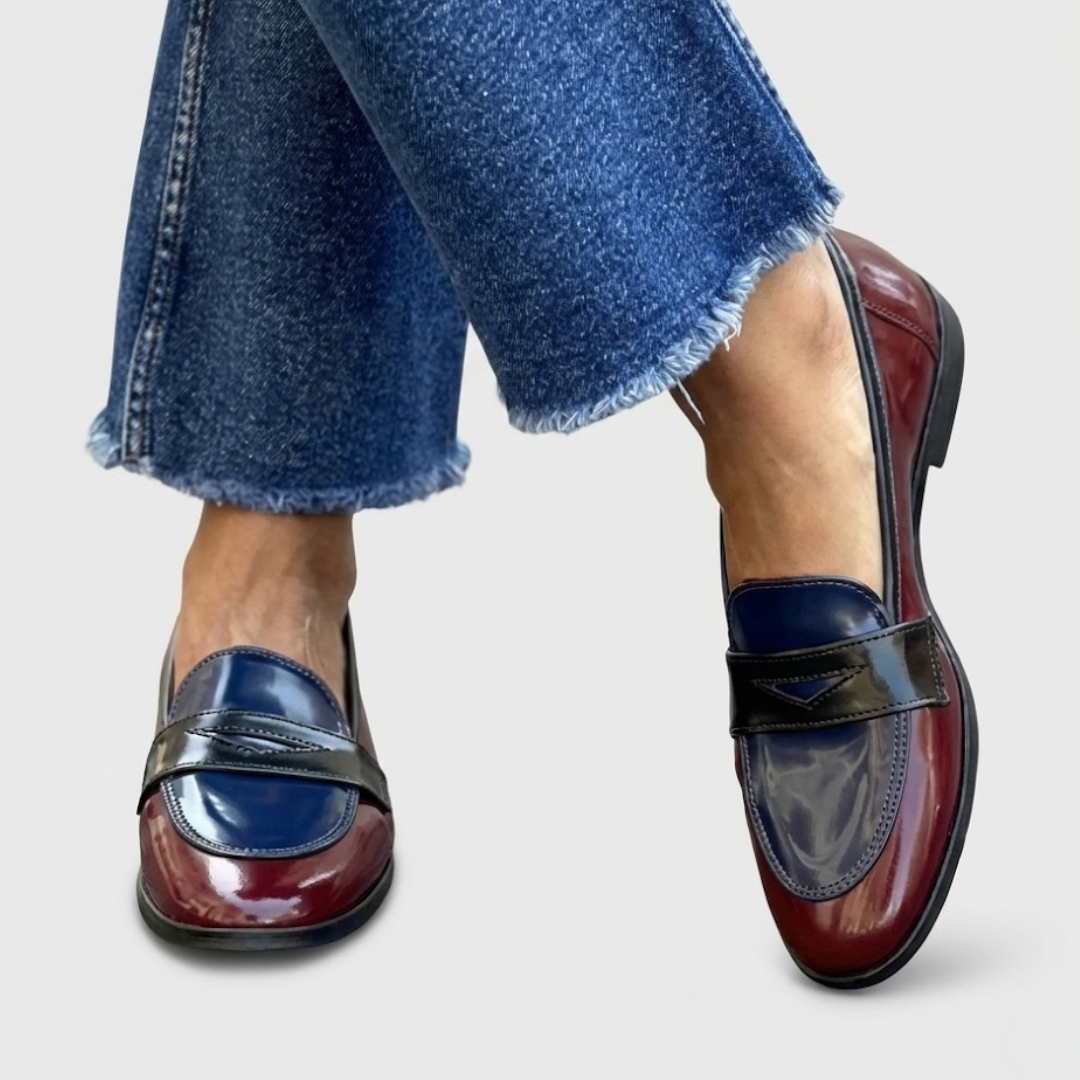 Bianca - mocasines de estilo retro