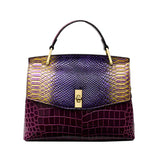 Ophelia - bolso de bandolera de piel de cocodrilo