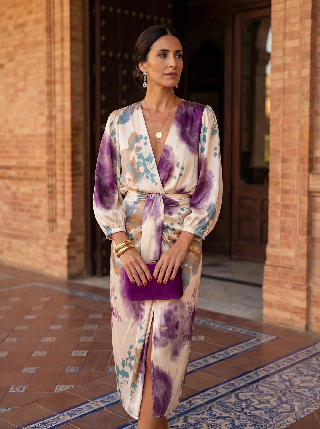 Miray - vestido elegante escote V