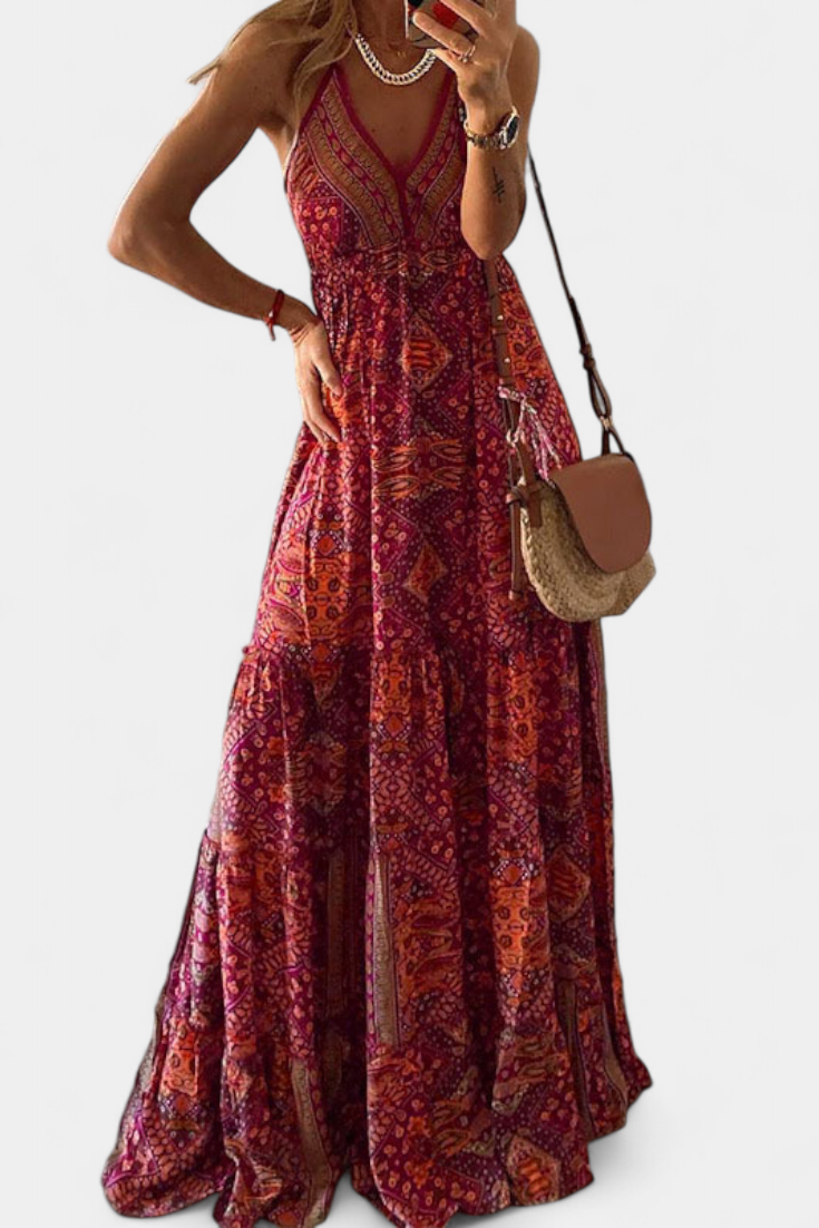 Fuego Andaluz - vestido longo boêmio