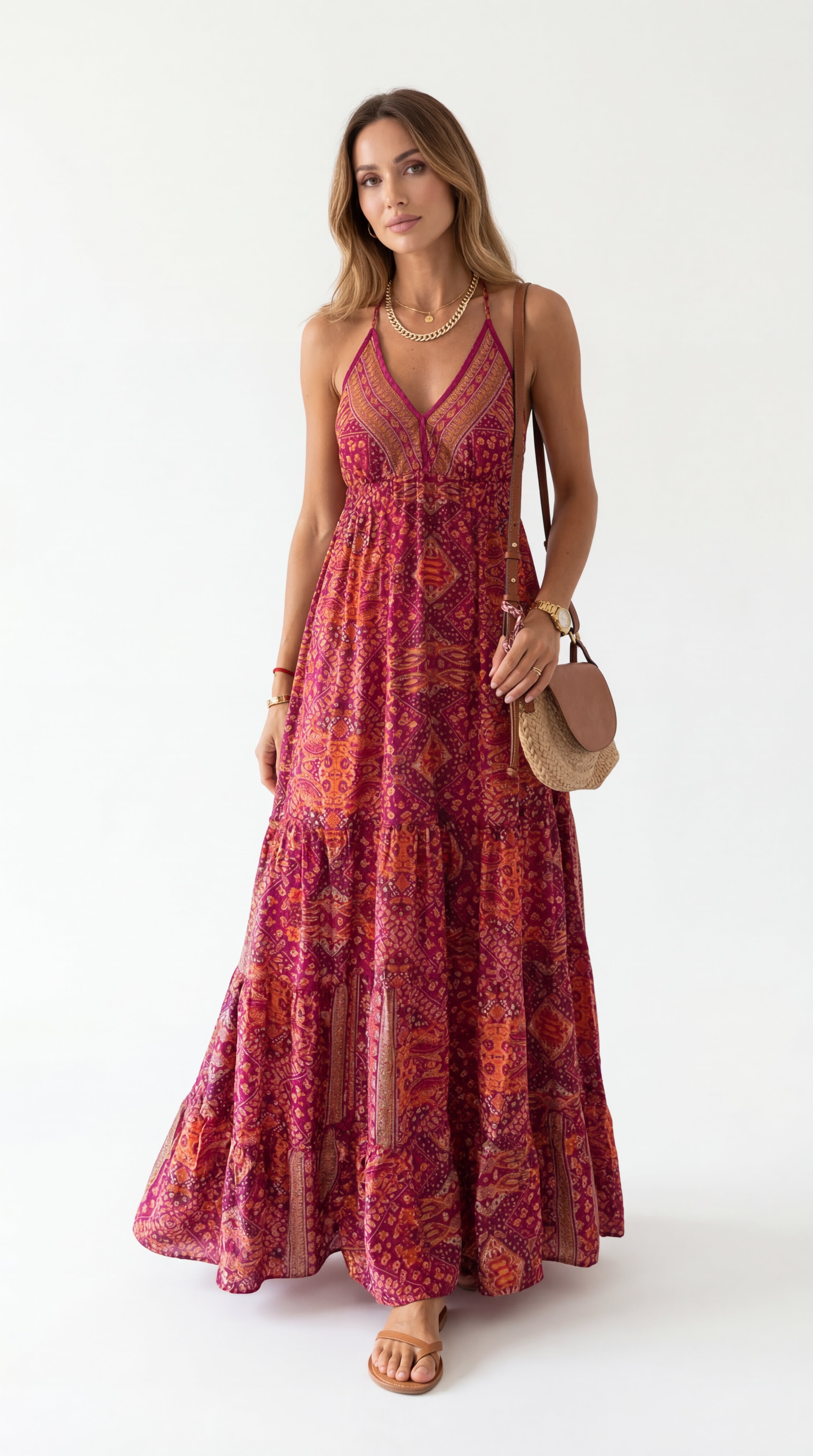 Fuego Andaluz - vestido longo boêmio