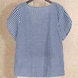 Naomi - blusa de rayas ultra ligera