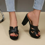 Noir Luxe - tacones ortopédicos de satin con tiras entrelazadas