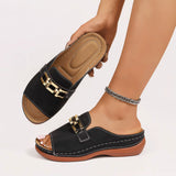 Glam - sandalias cómodas con hebilla