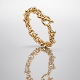 Soléa - pulsera elegante y dorada
