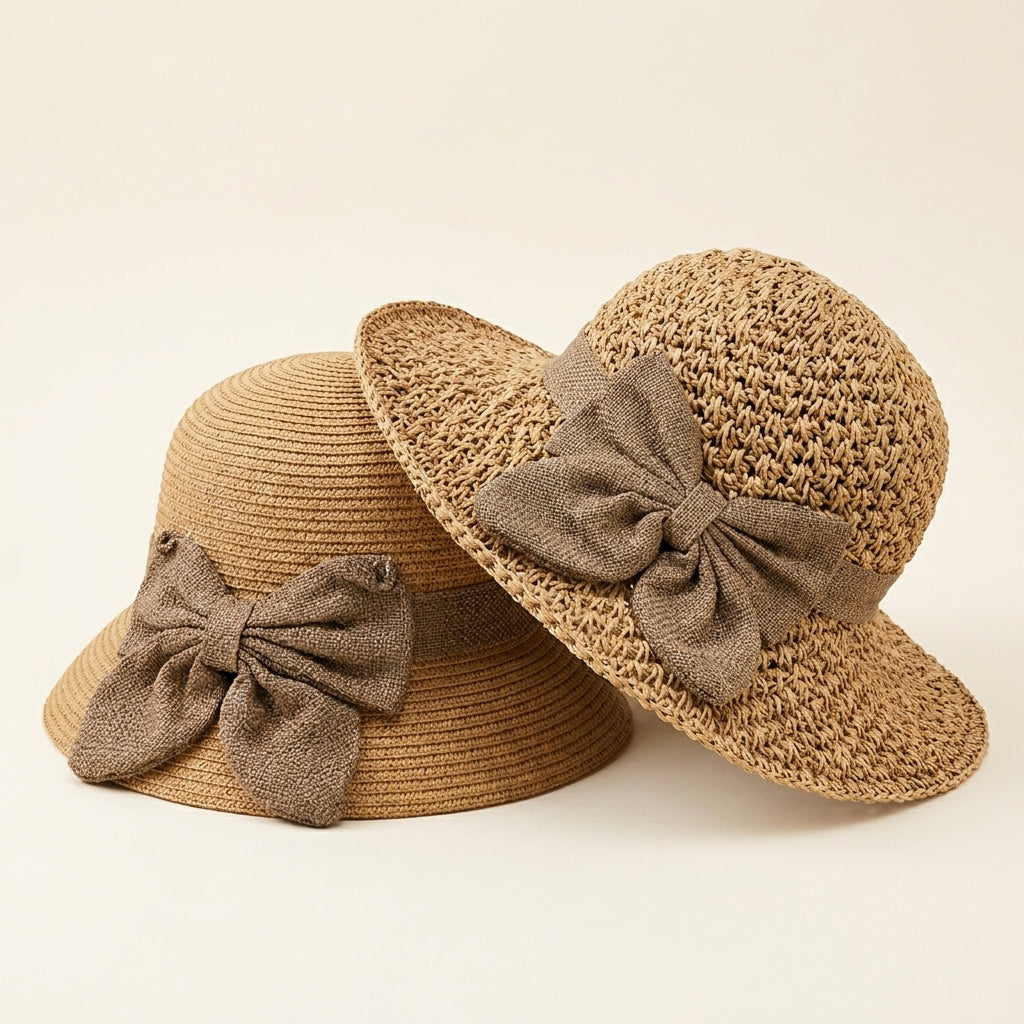 Adela™ | Sombrero de Paja con Lazo