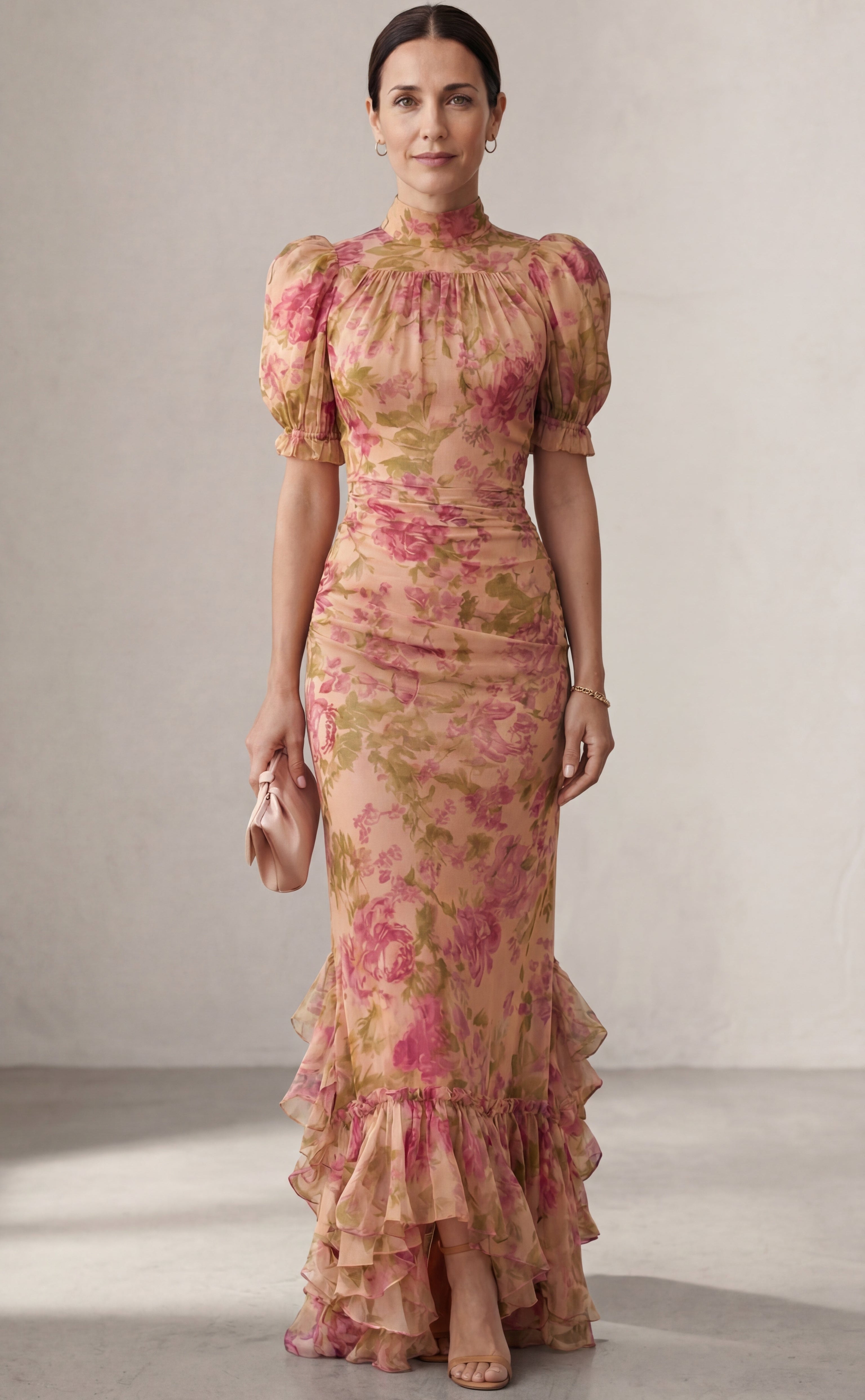 Sevilla Jardín - vestido longo floral