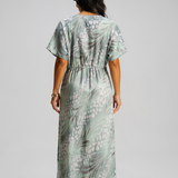Vera - vestido con escote en V y corte ajustado