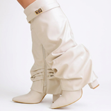 Élancée - bota de cuero hasta la rodilla