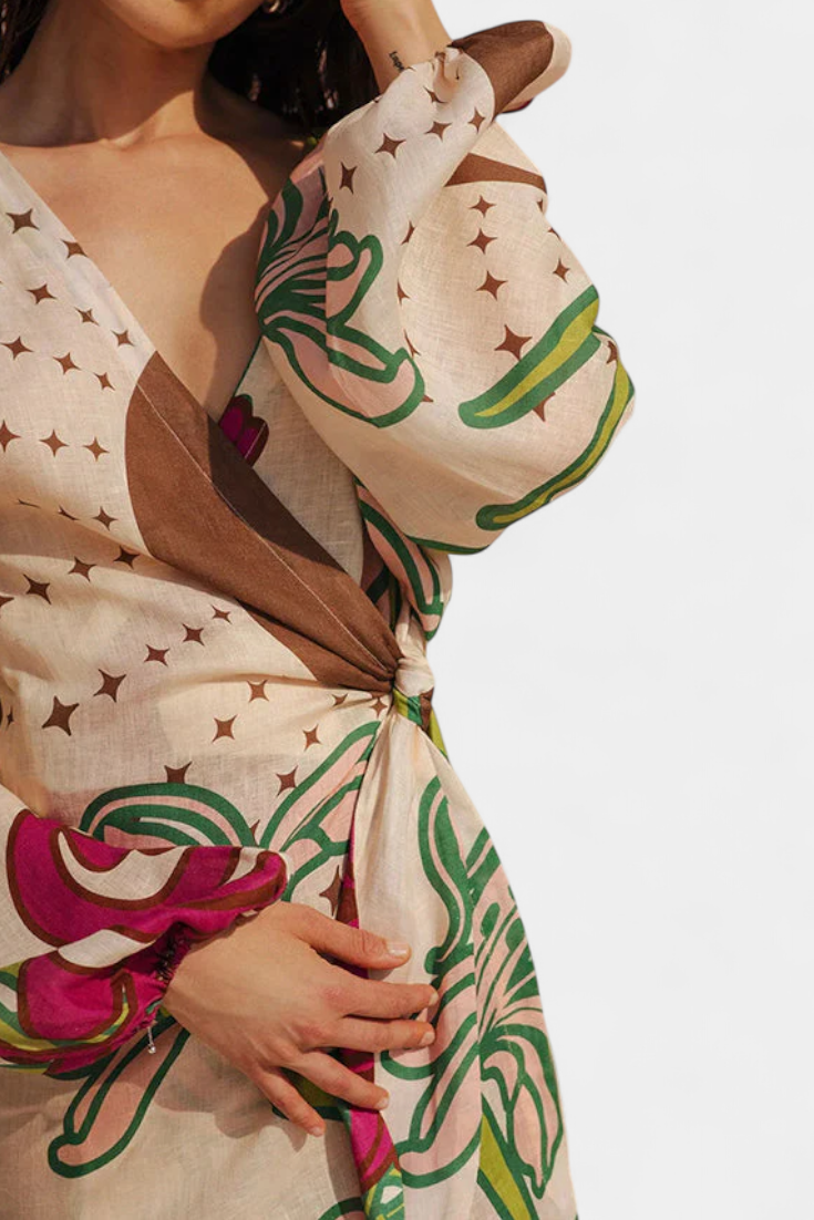 Carmesí Real - vestido de estilo bohemio