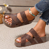 Terra Flex - sandalias de cuero con pisada estable