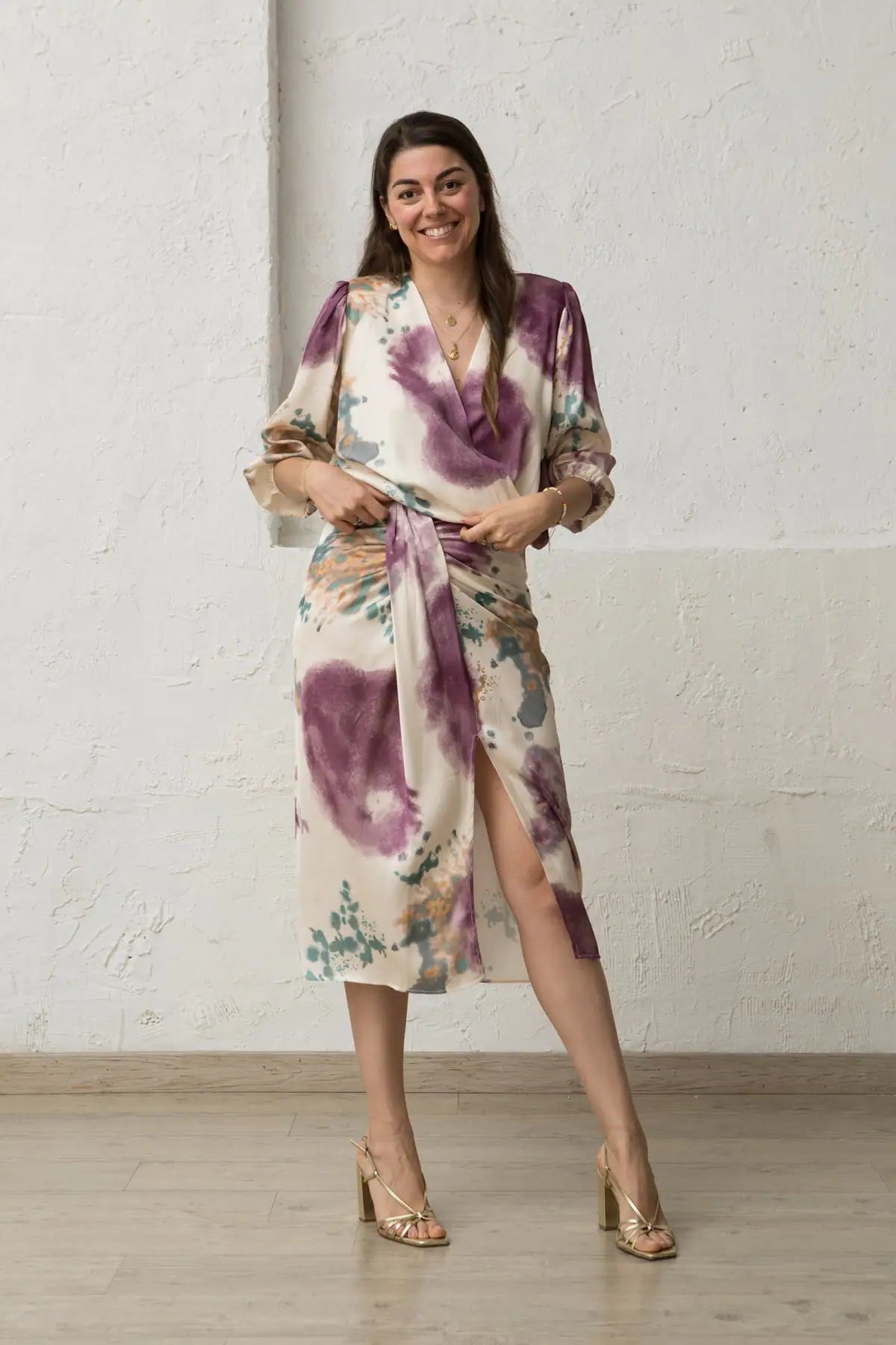 Miray - vestido elegante escote V