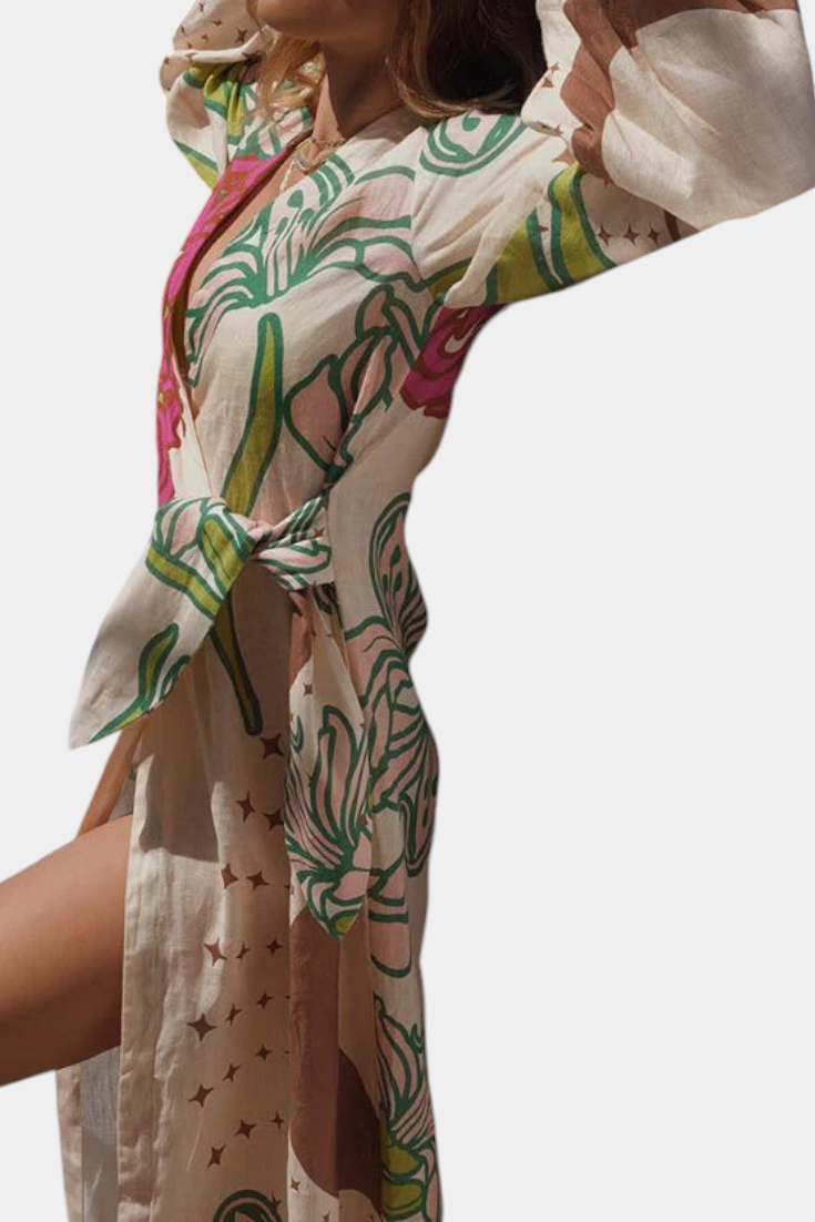 Carmesí Real - vestido de estilo bohemio