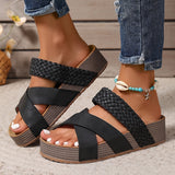 Terra Flex - sandalias de cuero con pisada estable