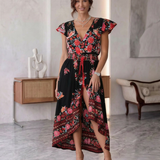 Rosa Flamenca - vestido floral