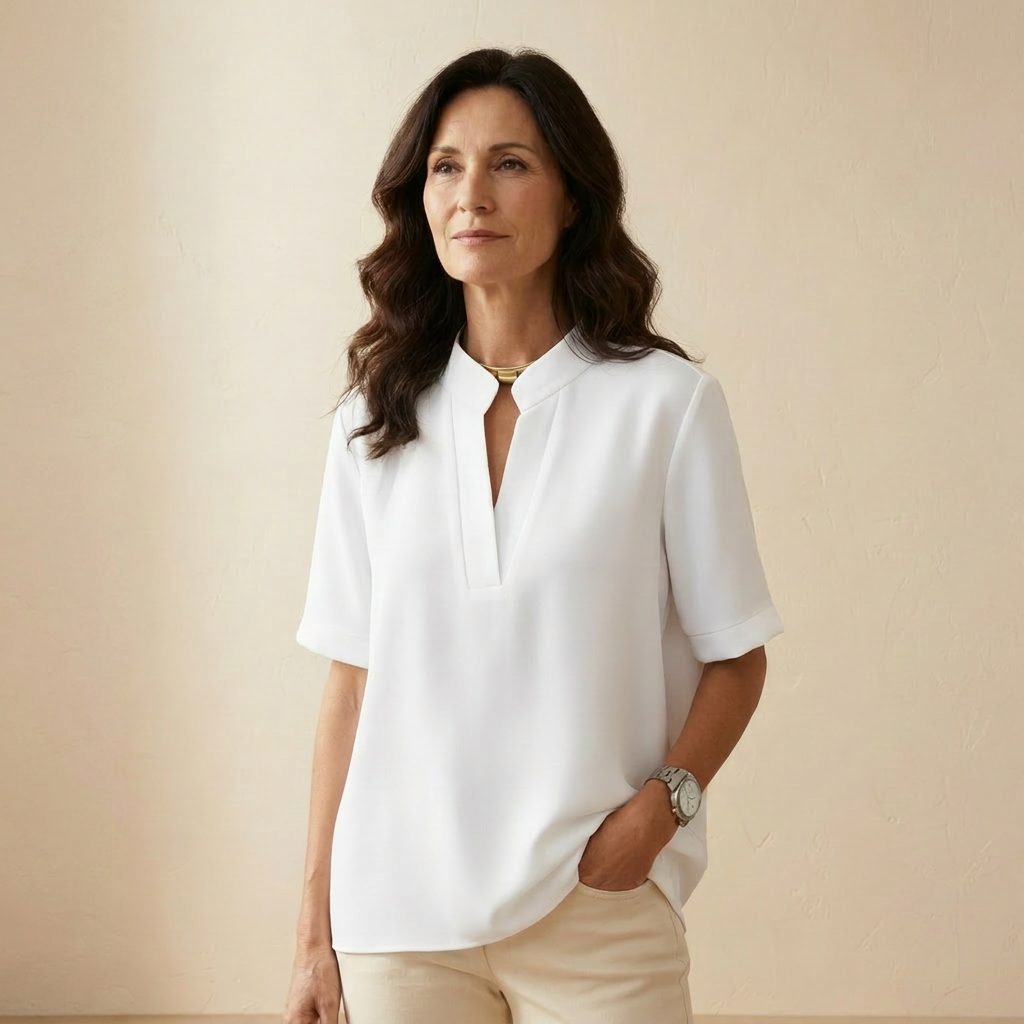 Lina - blusa sofisticada y minimalista