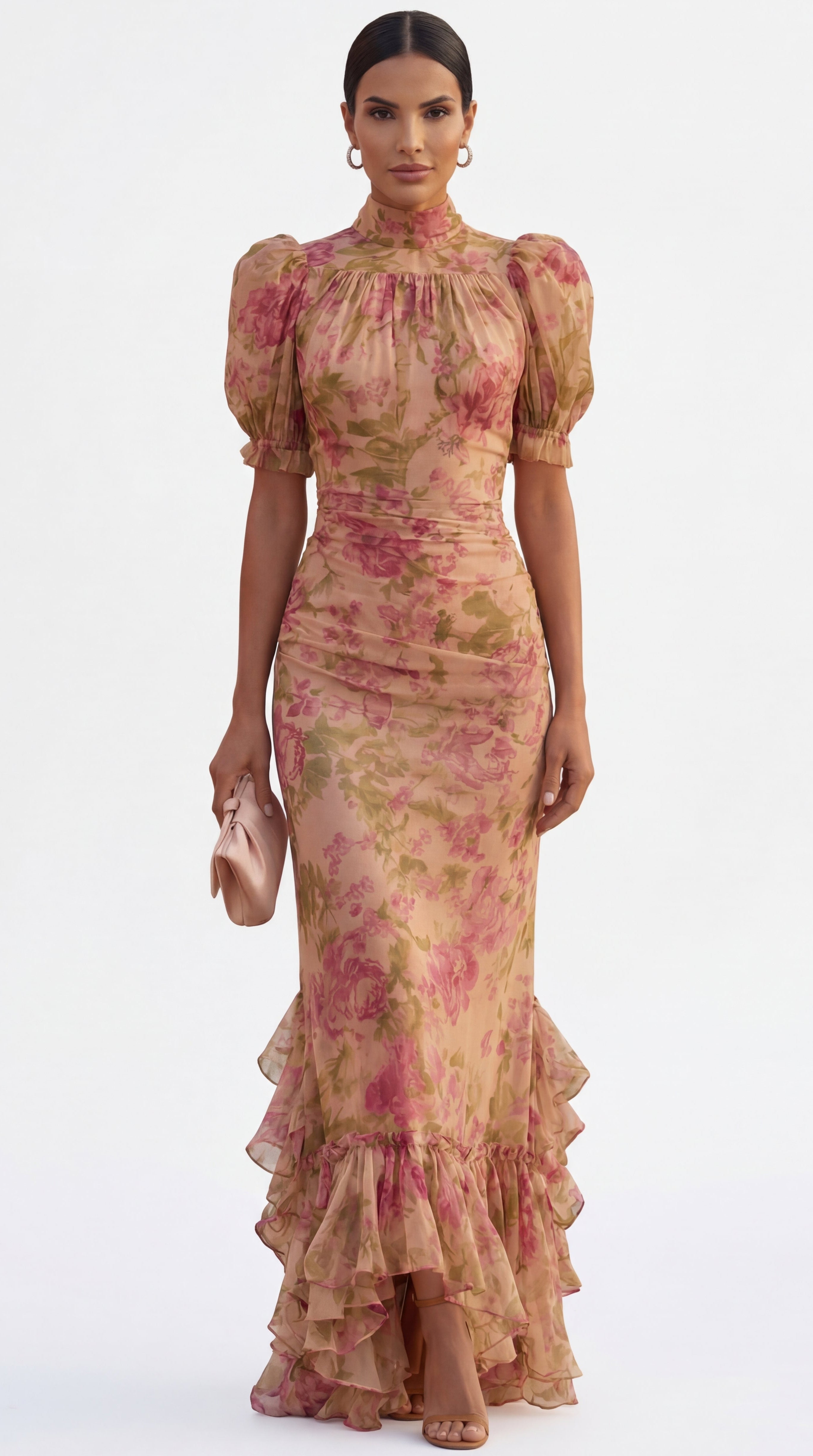 Sevilla Jardín - vestido longo floral