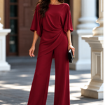 Conjunto Gabriela, rojo vino