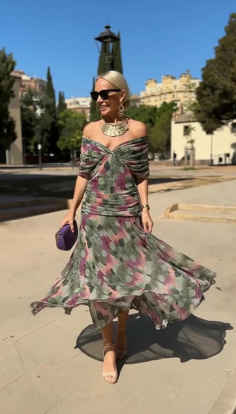 Gitana Moderna - vestido escote en V