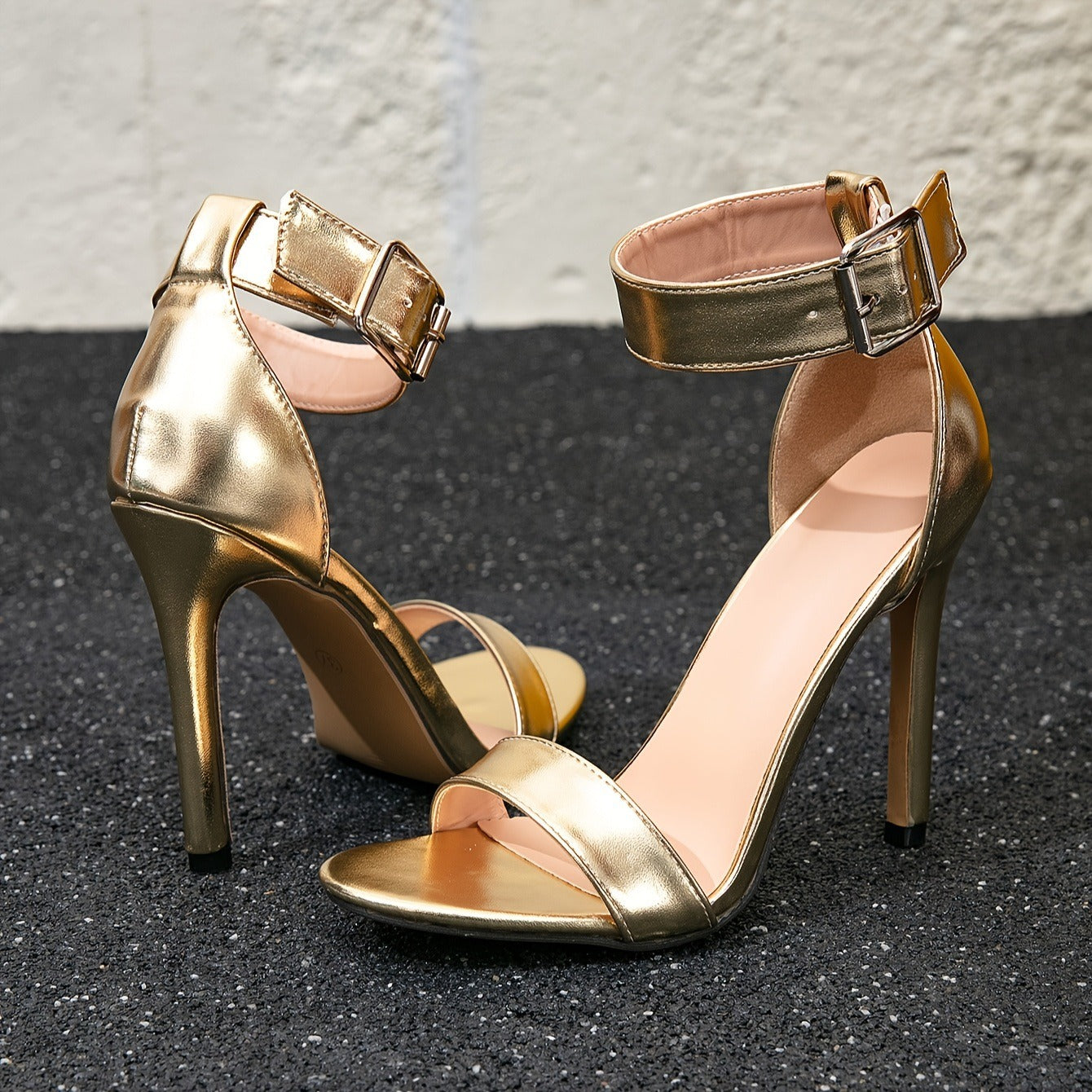 Diva Oro - tacones dorados