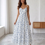 Arena - vestido midi con lazo en la espalda
