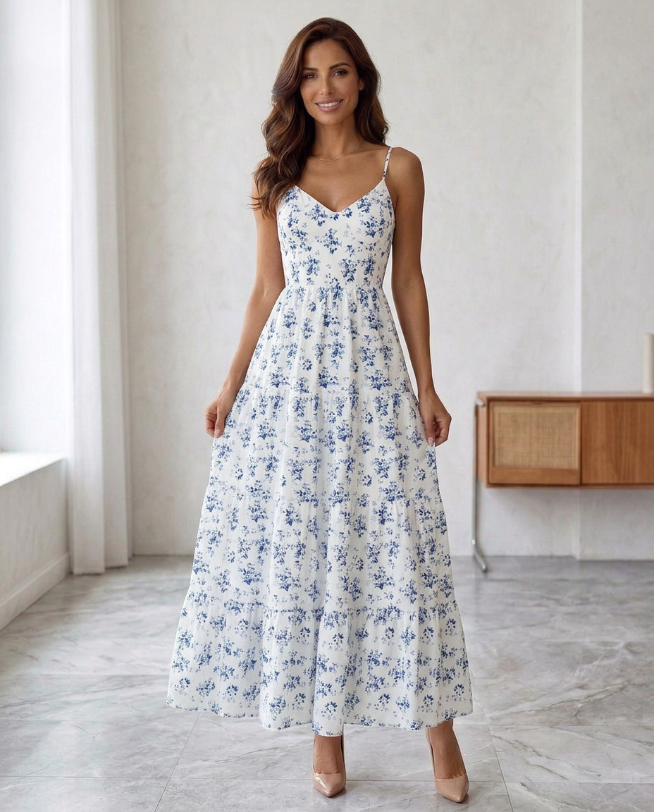 Arena - vestido midi con lazo en la espalda