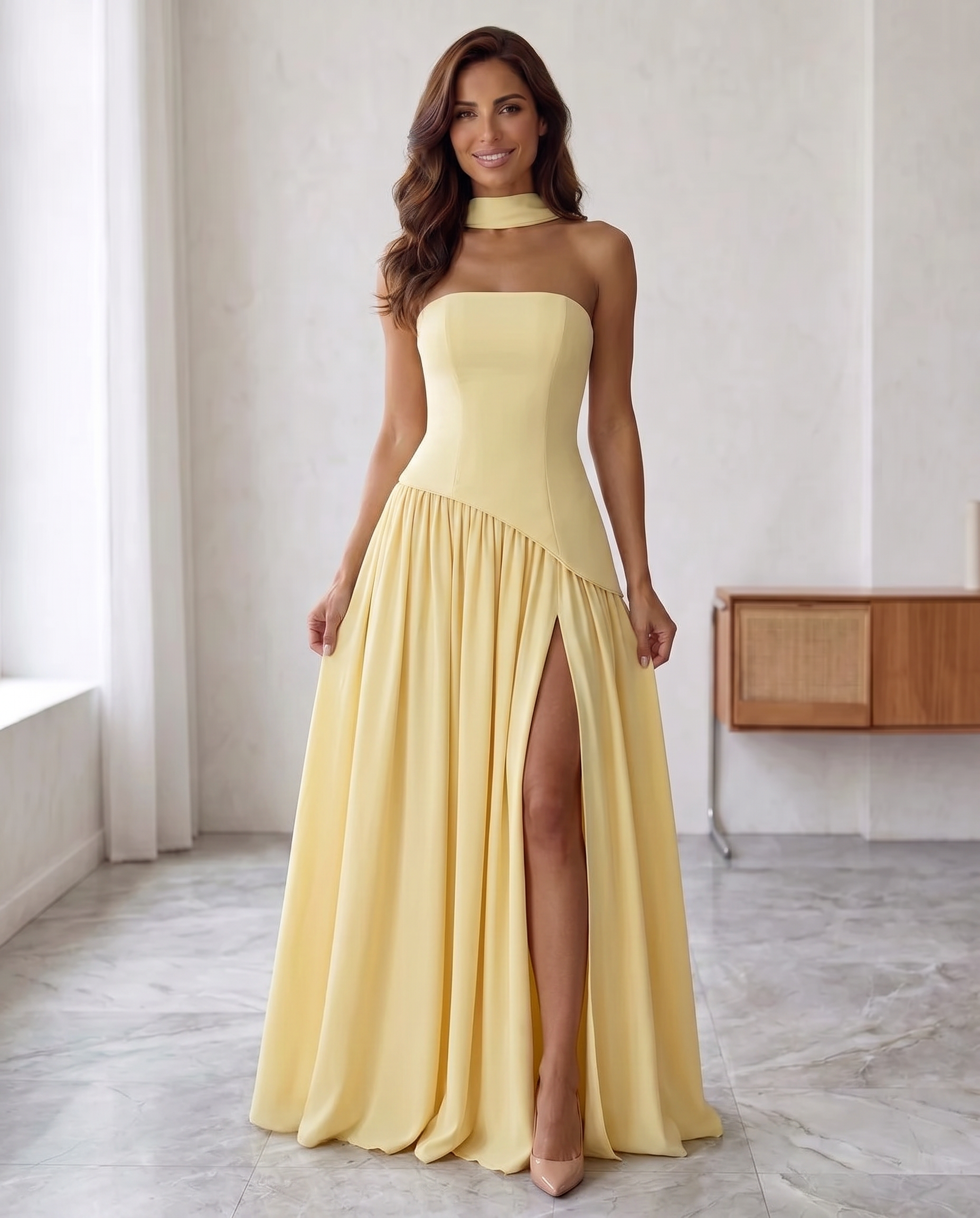 Estrella de Madrid - vestido largo y elegante