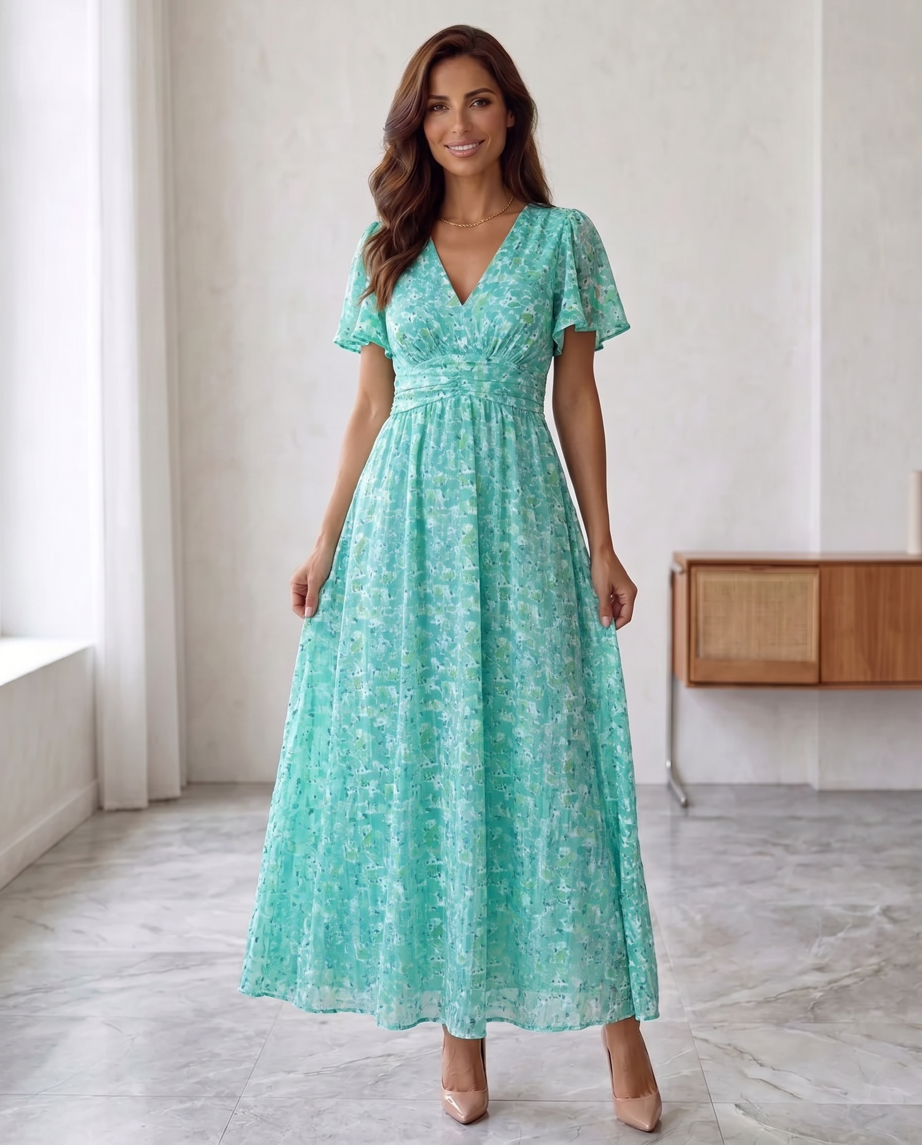 Julieth - vestido floral maxi
