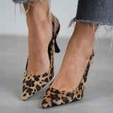 Isabella - tacones con estampado animal