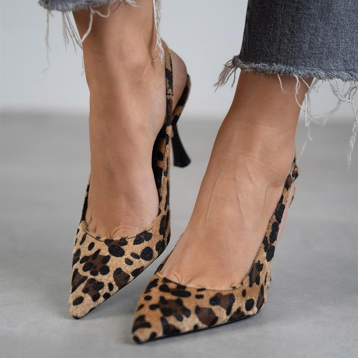 Isabella - tacones con estampado animal