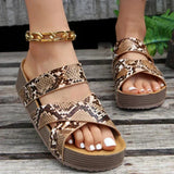 Terra Flex - sandalias de cuero con pisada estable
