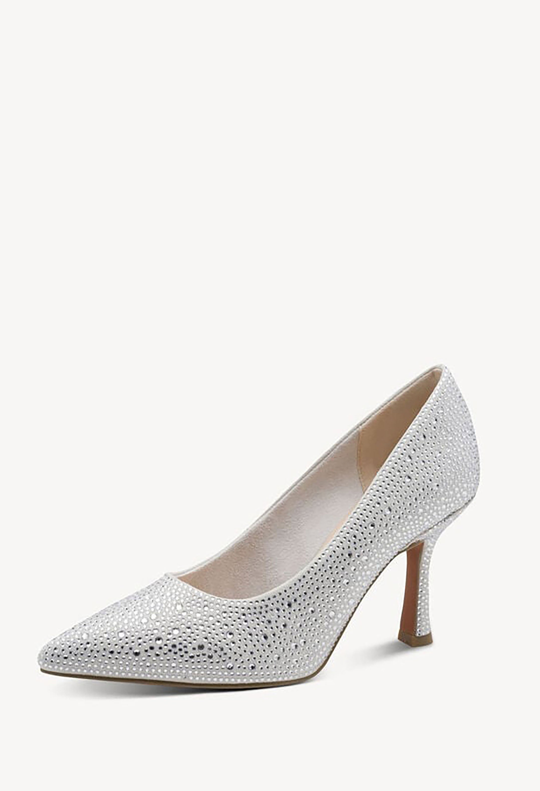 Étoile Blanche - tacones con forma de gota de lluvia