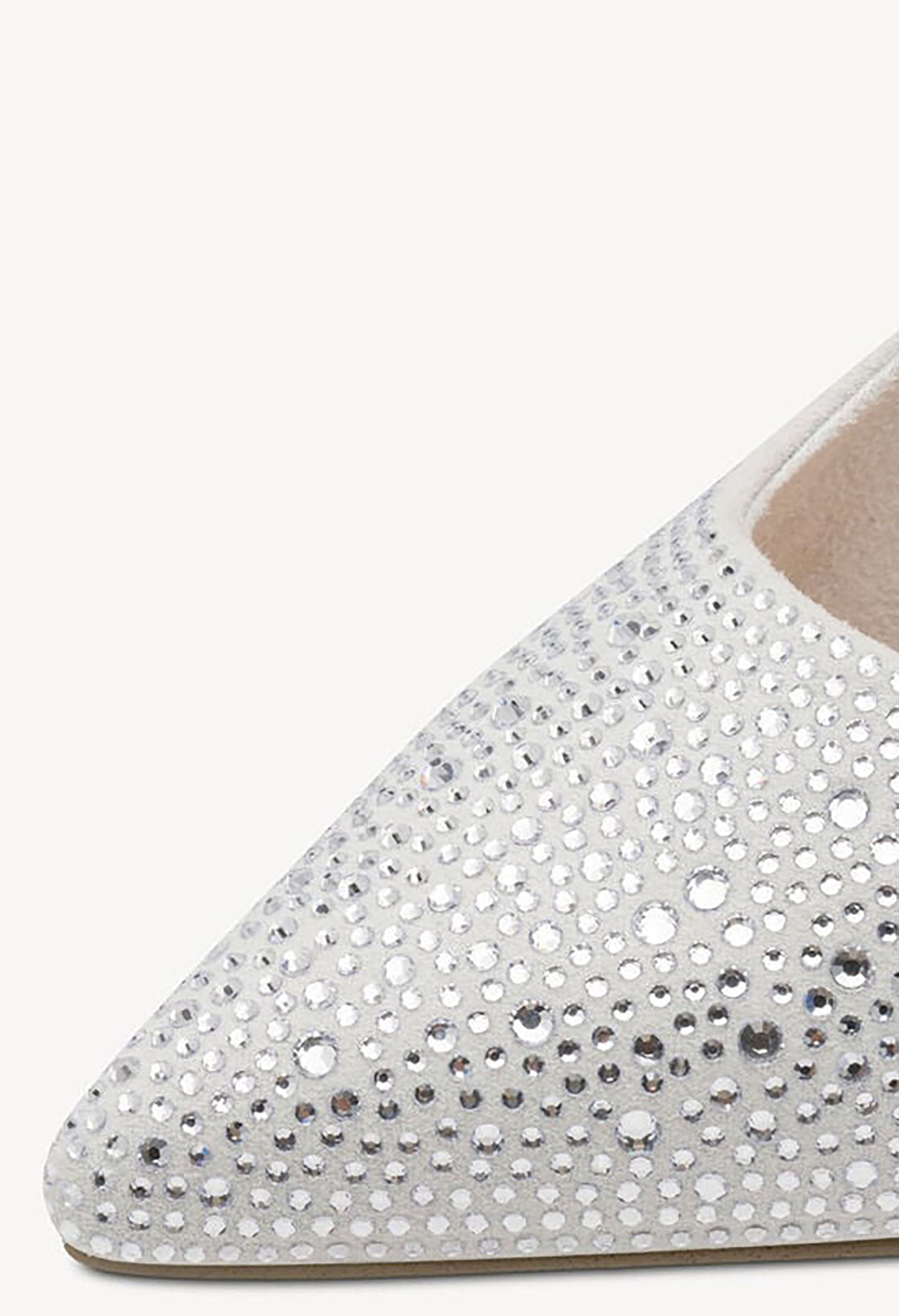Étoile Blanche - tacones con forma de gota de lluvia