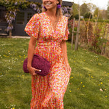 Julieth - vestido floral maxi
